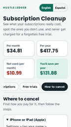 Step-by-step guides for cancelling subscriptions