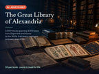 The Great Library of Alexandria: 18+ adults only. More than 2,000 books spanning 3,000 years, from Gilgamesh and Homer to the 1900s, from every continent and every area of life. $5 per book, yours to read for life.