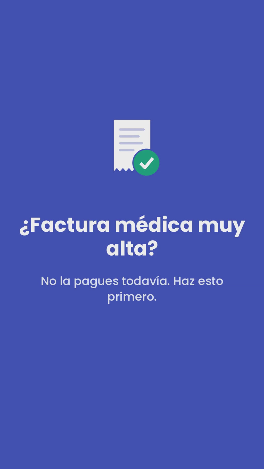 Cómo funciona Defensor de Facturas Médicas (español)