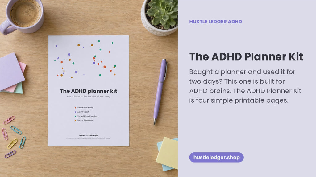 How the ADHD Planner Kit works (1-minute video)